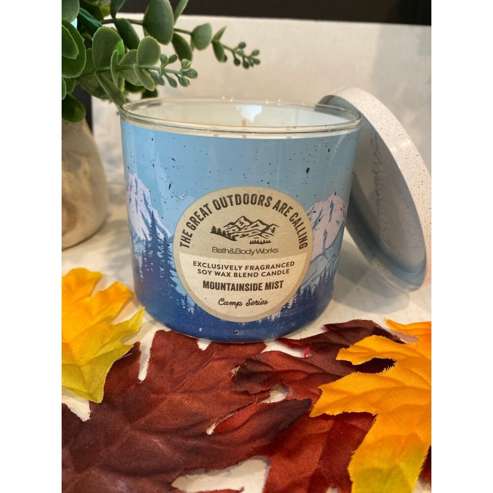 Bath & Body Works “Mountainside Mist” New 3 Wick Candle